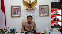 Sekjen Kemendagri Imbau Pelatihan Kemimpinan Administrator Perhatikan Protokol Kesehatan_suluh_ist