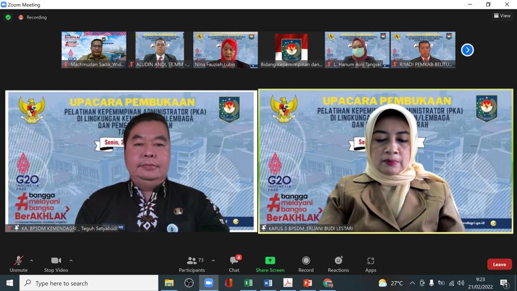 Perkuat SDM Penyusun Perda dan Perkada, BPSDM Kemendagri Gelar Diklat Legal Drafting