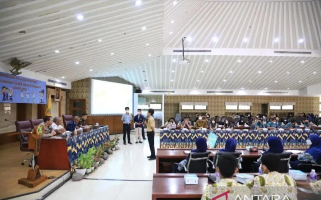 Dishub Kota Tangerang Bersama Kepolisian Gelar Rambu Rambu Lalin Ke Pelajar (2)