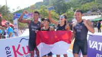 Atlit Aquathlon Indonesia Meraih Medali Pertama