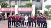 Sekjen Lepas Kontingen Kemendagri Ikuti Pornas XVI Korpri 2023 di Semarang