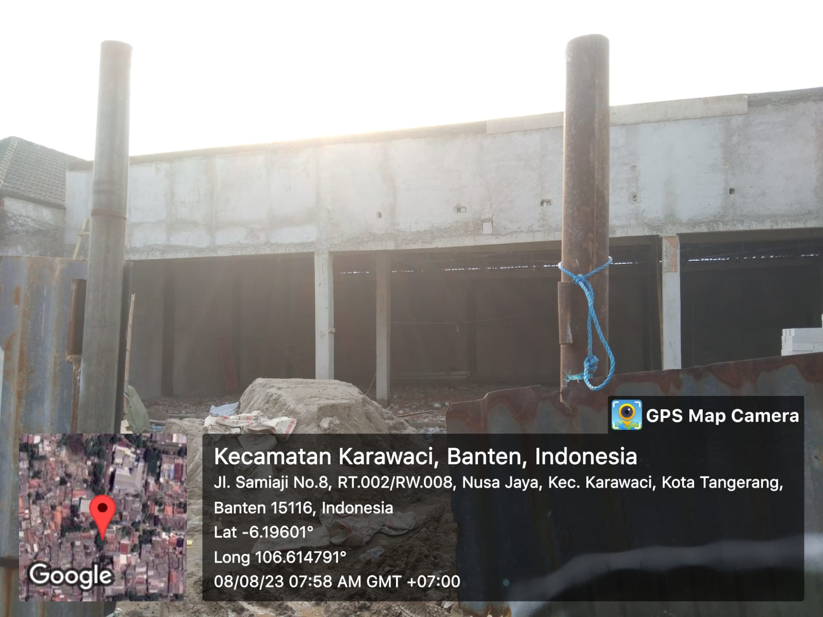 Bangunan Indomaret di Nusajaya Kecamatan Karawaci Diduga Kangkangi Perda