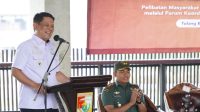 Pj Bupati Tubaba Menghadiri Kenduri Desa Damai Dalam Pencegahan Radikalisme di Tubaba.