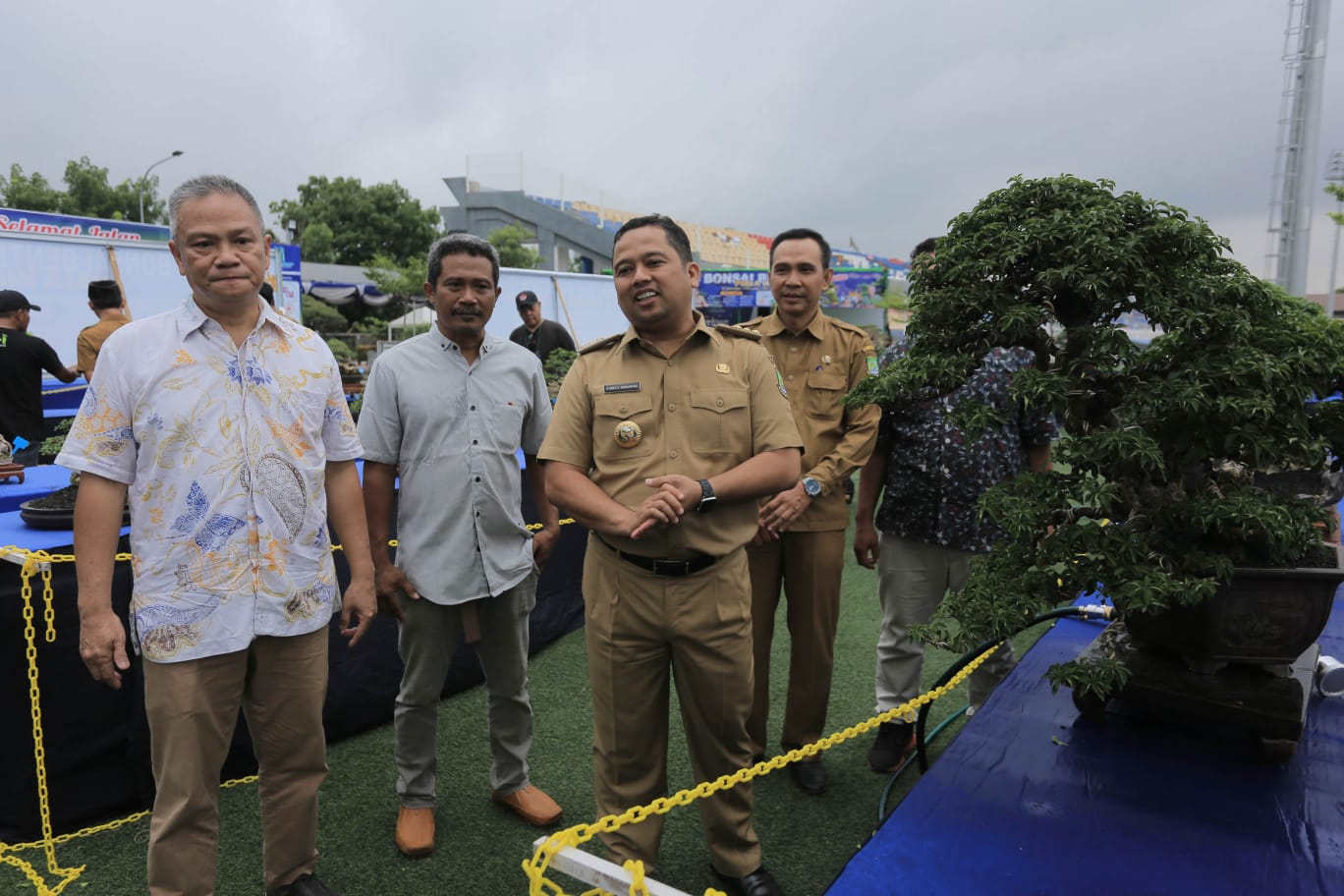 Ajak Ramaikan Pameran Bonsai, Arief: Tak Cuma Seni dan Bernilai Ekonomi tapi Peduli Lingkungan.