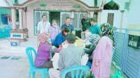 Ketua RT02 Saripudin Berkolaborasi UPTD Puskesmas Sangiang Gelar PTM Gratis.