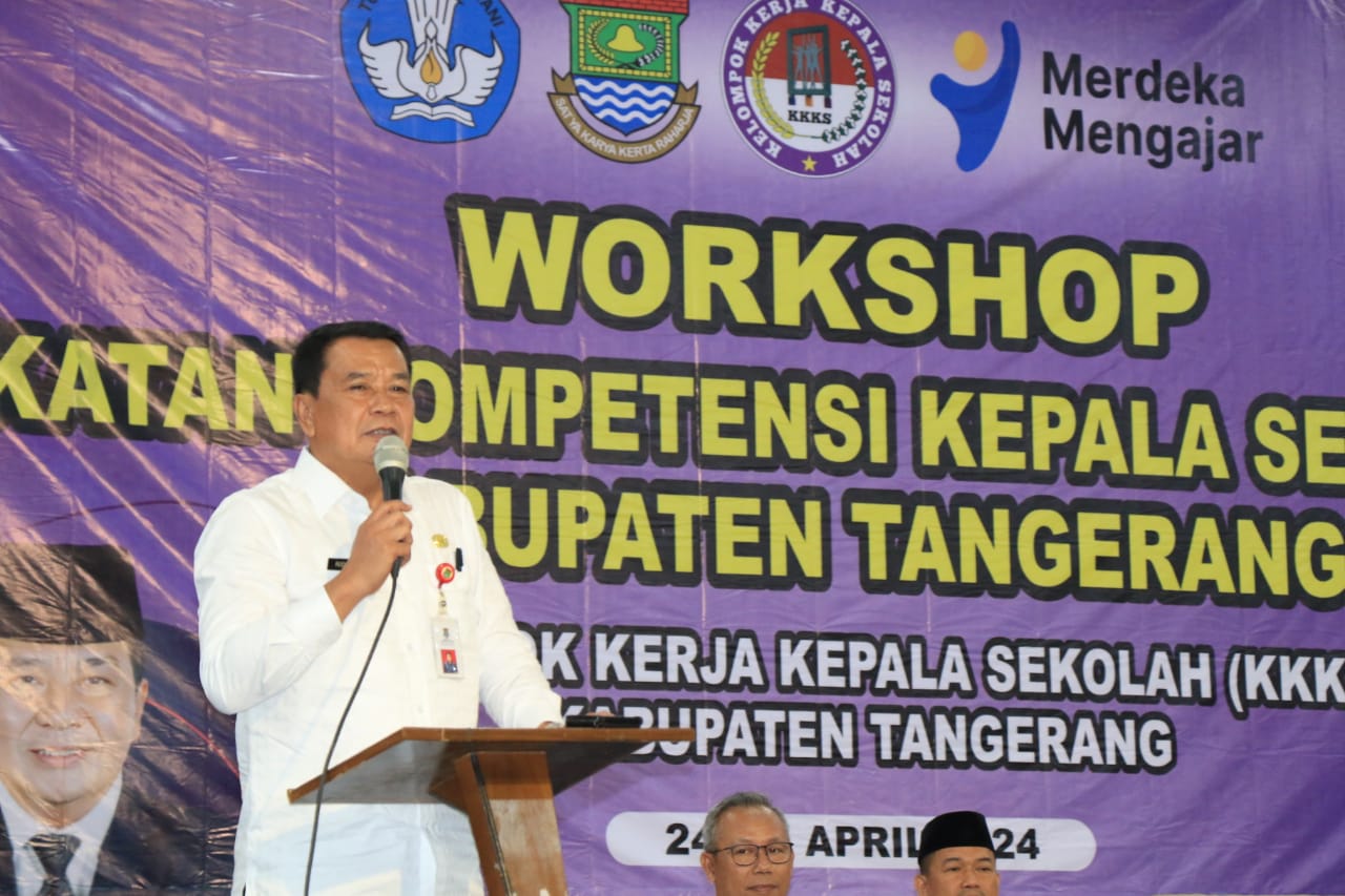Hadiri Workshop Peningkatan Kompetensi Kepala Sekolah, Sekda : Semoga Dapat Wujudkan Percepatan Pemahaman Tata Kelola Sekolah Yang Baik dan Akuntabel.