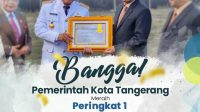 Diskominfo Kota Tangerang Raih Penghargaan.