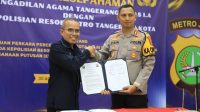 Polres Metro Tangerang Kota Teken MoU Dengan Pengadilan Agama Tangerang Kelas-1A