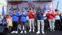 Sambut HUT RI, Pj Walikota Tangerang dan Bersama Ribuan Warga Semarakkan Gerak Jalan Sehat