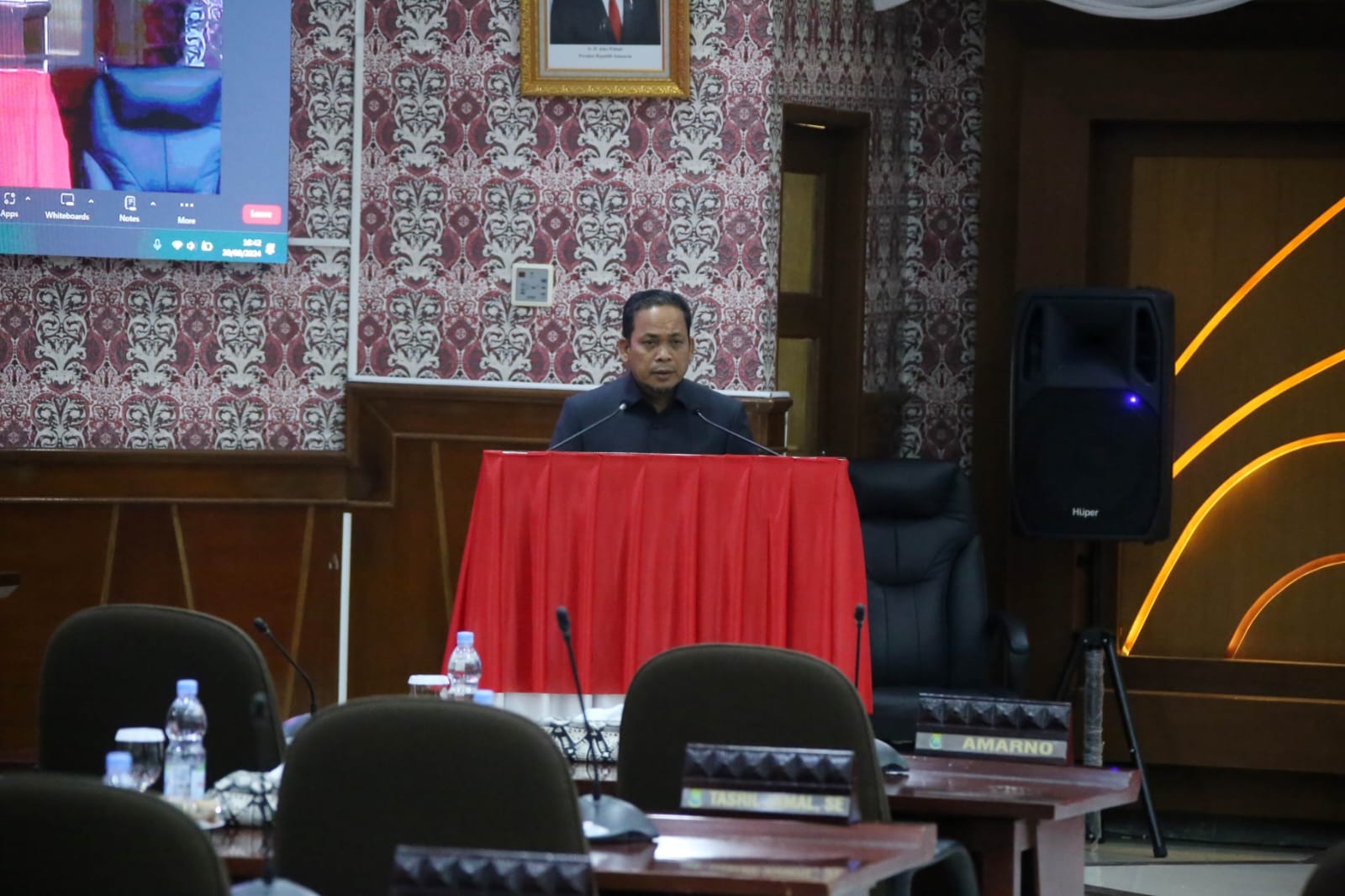 Pj Wali Kota Tangerang Raperda Perubahan APBD Tahun 2024.