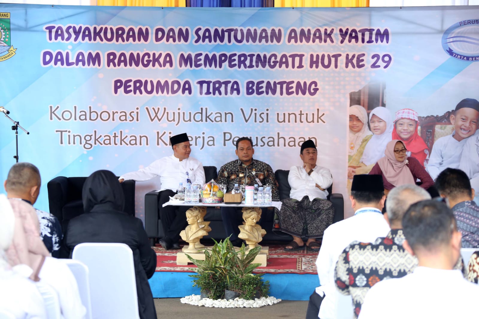 Pj. Walikota Tangerang Menghadiri Peringati HUT ke-29 Perumda TB