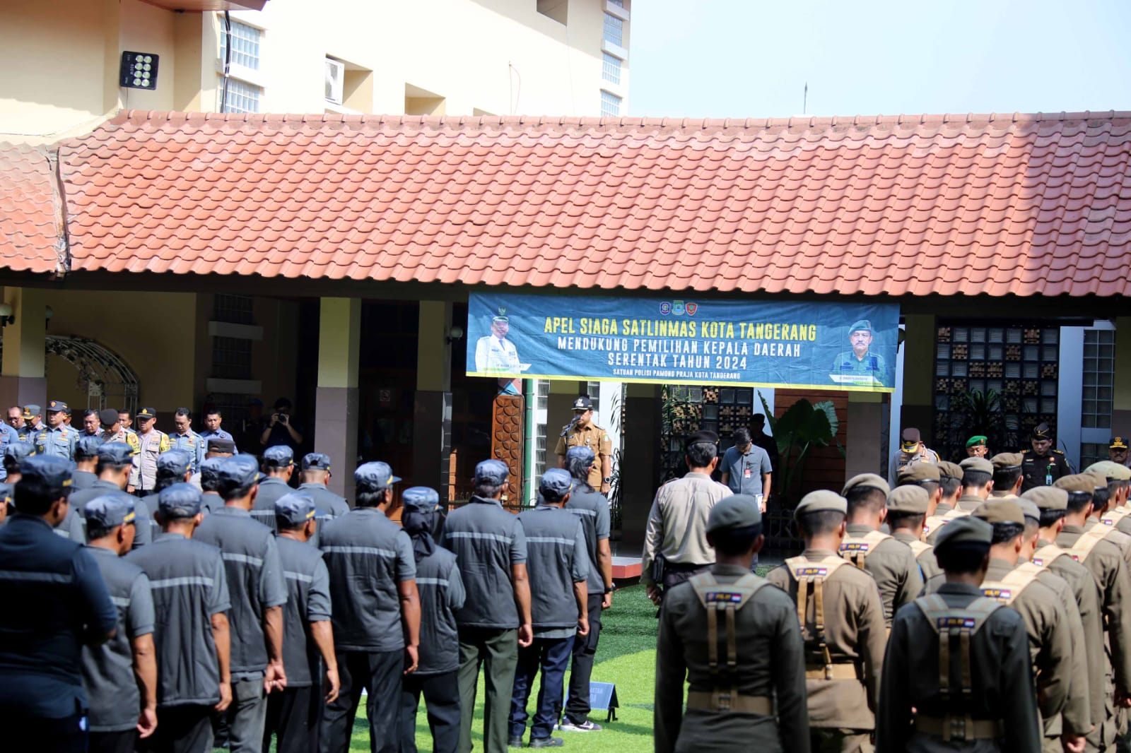 Pemkot Tangerang Gelar Apel Siaga Pilkada.