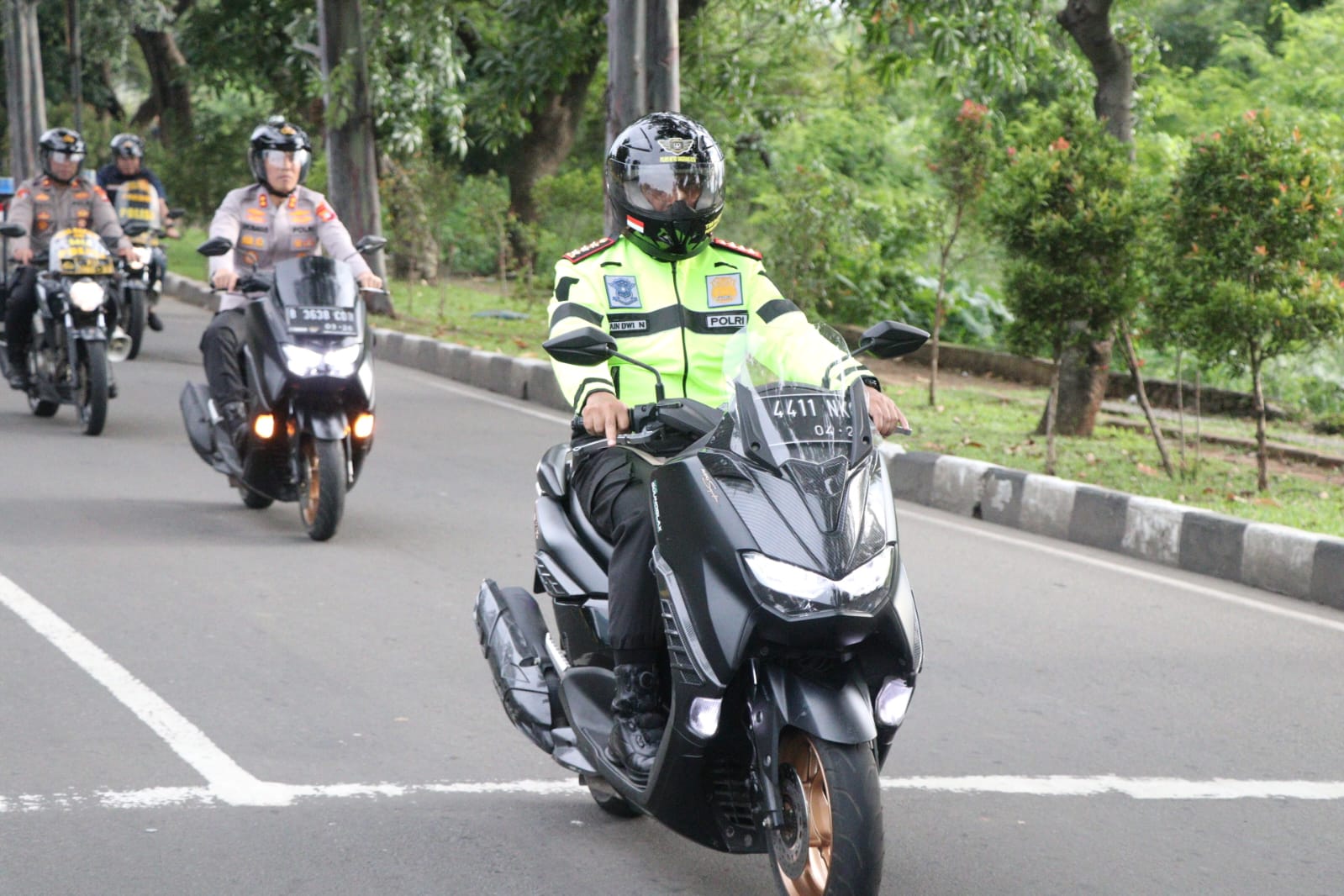 Antisipasi Kerawanan di Jam Sibuk Jelang Berbuka Puasa, Kapolres Metro Tangerang Kota Patroli Bermotor.