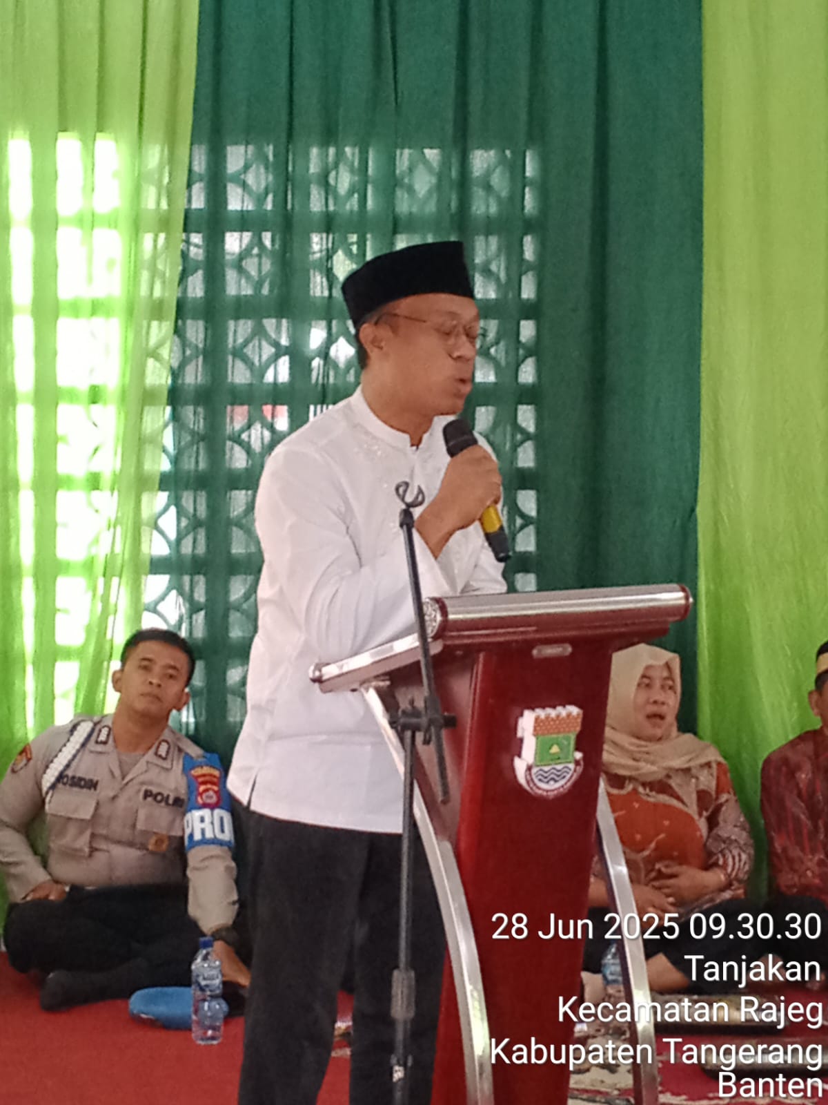 UPK DAPM Kecamatan Rajeg Memberikan Santunan Kepada Anak Yatim Piatu.