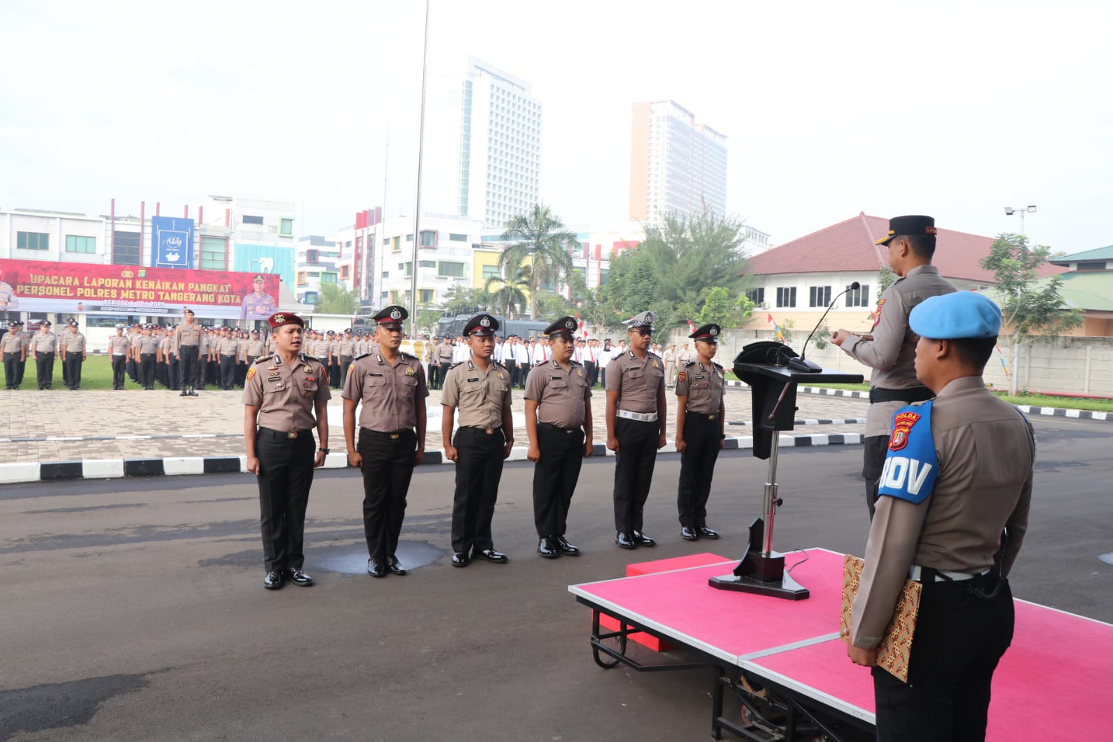 Selamat! 102 Polisi Polrestro Tangerang Kota Naik Pangkat Periode 1 Juli 2025.