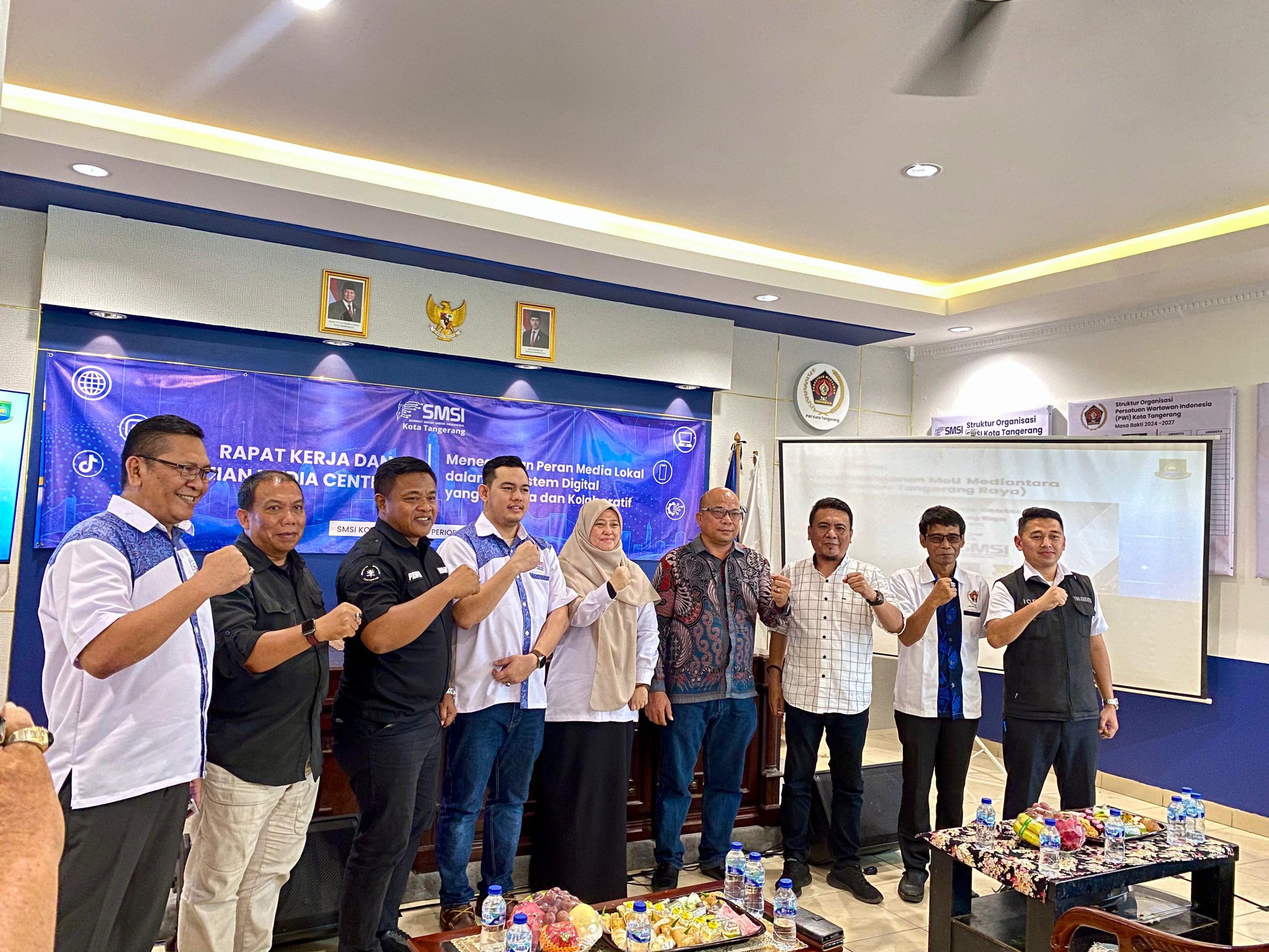 SMSI Kota Tangerang Resmi Luncurkan Media Center, Pertama di Tingkat Daerah Nasional.