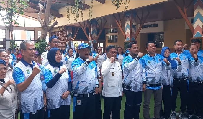 Walikota Sachrudin Lepas Kontingen Kota Tangerang ke Arena Fornas VIII, Janjikan Bonus untuk Juara.