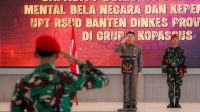 Sekda Provinsi Banten Deden Apriandhi H Buka Pembinaan Mental, Bela Negara dan Kepemimpinan Pegawai RSUD Banten.