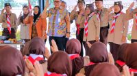 Wakil Wali Kota Tangerang Selaku Waka Mabicab Pramuka Memberikan Arahan ke Peserta KMD.