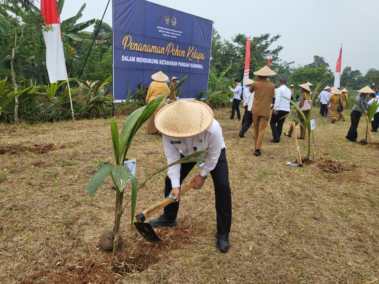 Lapas Kelas IIA Serang Hadiri Peresmian Program Ketahanan Pangan Bersama Menteri Hukum dan HAM serta Menteri Pertanian.