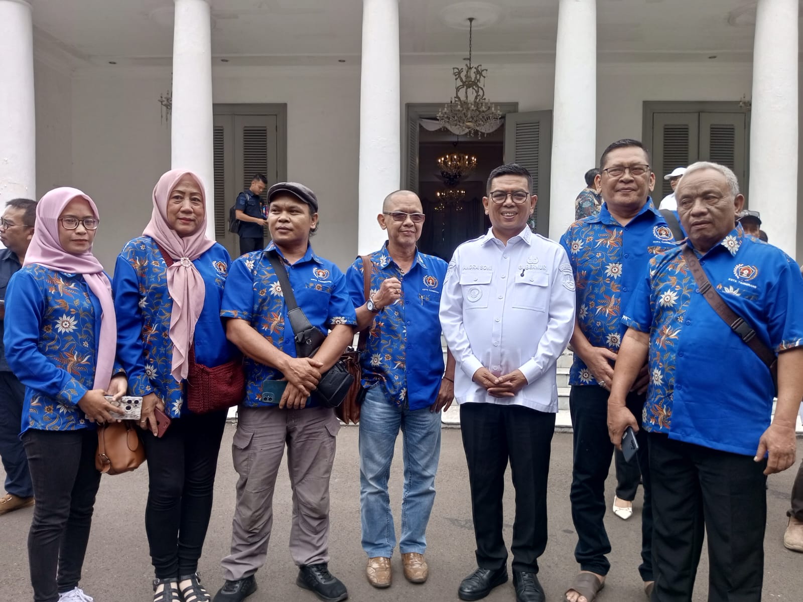 PWI Kota Tangerang Dampingi Pengurus PWI Pusat dan PWI Banten Bertemu Gubernur Banten.