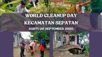 Kecamatan Sepatan Gelar Kegiatan World Clean Up Day.