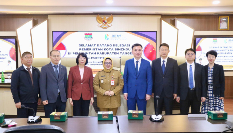 Wabup Tangerang Intan Terima Kunjungan Delegasi Kota Binzhou, Tiongkok.
