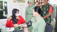 Sambut HUT TNI ke-80, Kodim 0504/JS Gelar Donor Darah.