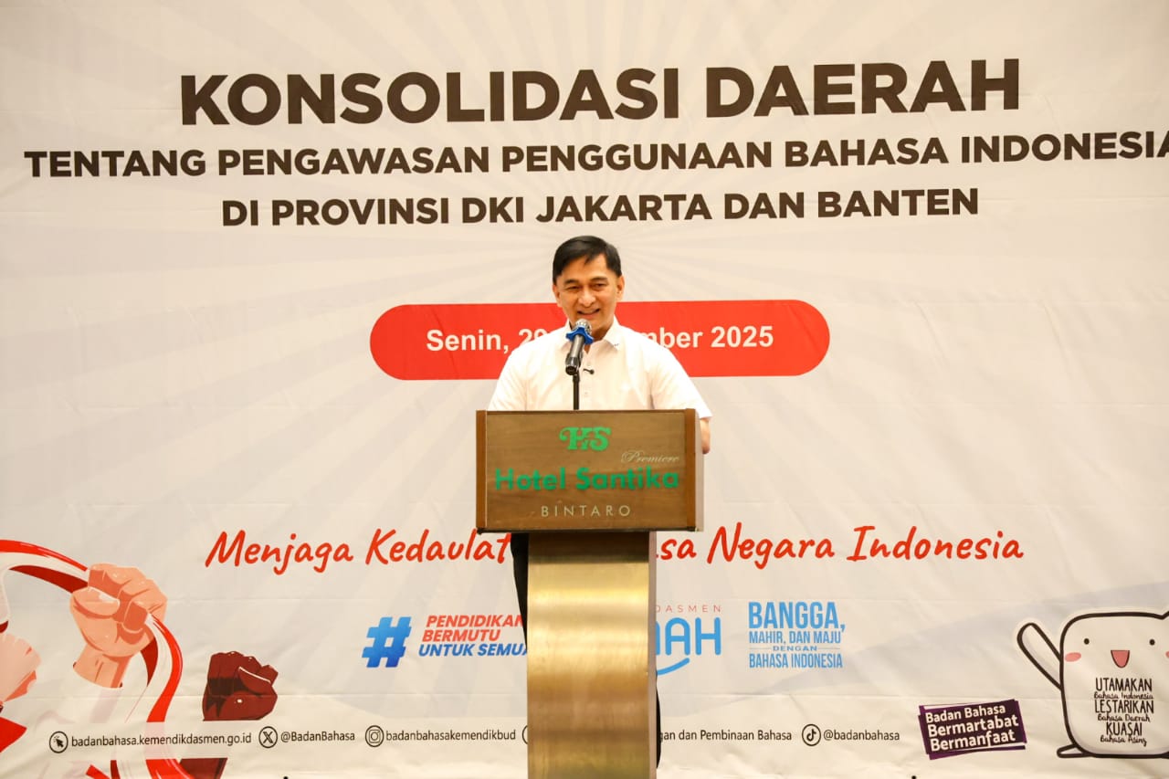 Wagub Banten Dimyati Natakusumah: Bahasa Indonesia Warisan Budaya yang Harus Dijaga.