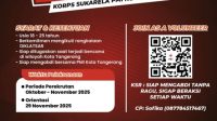 PMI Kota Tangerang Resmi Dibuka Relawan Korp Sukarela.