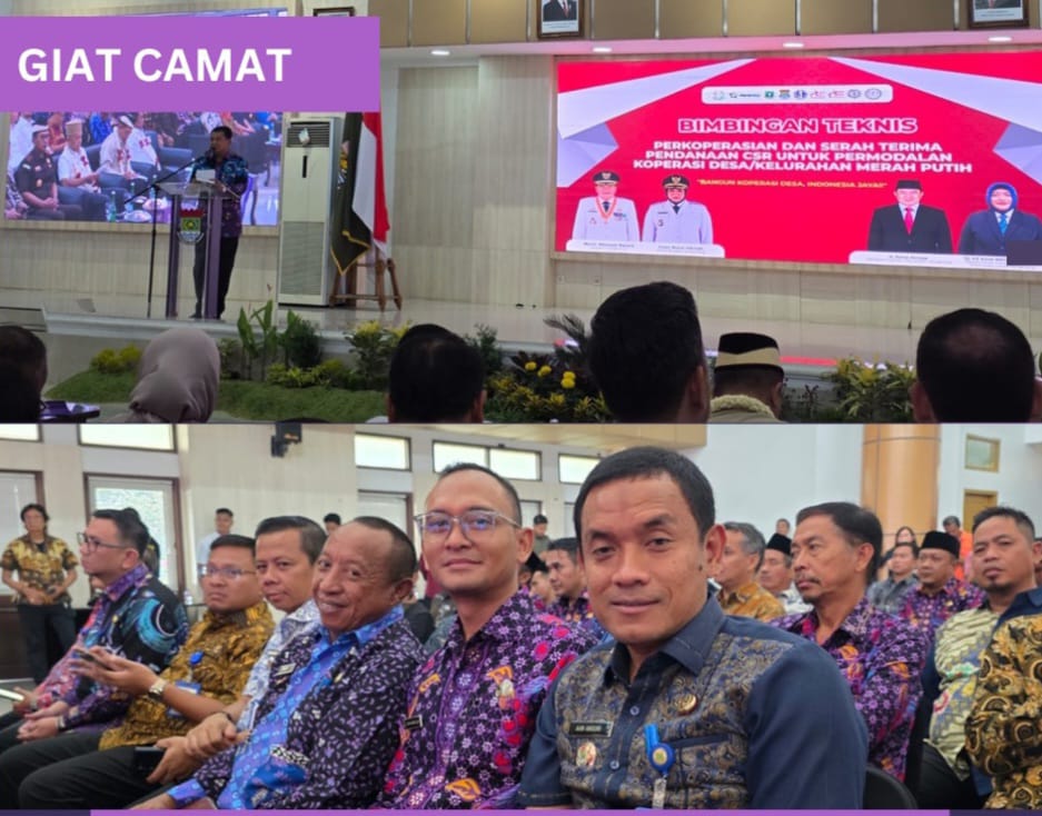 Camat Sepatan Aan Ansori Menghadiri Bimtek Koperasi Merah Putih.