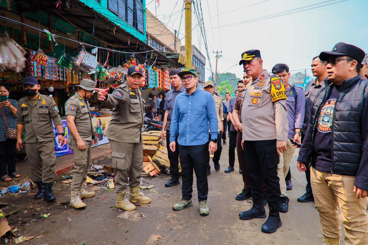 Pemkot Tangsel Tata Kawasan Pasar Serpong, Pilar: Kita Jaga Bersama supaya Nyaman dan Aman.