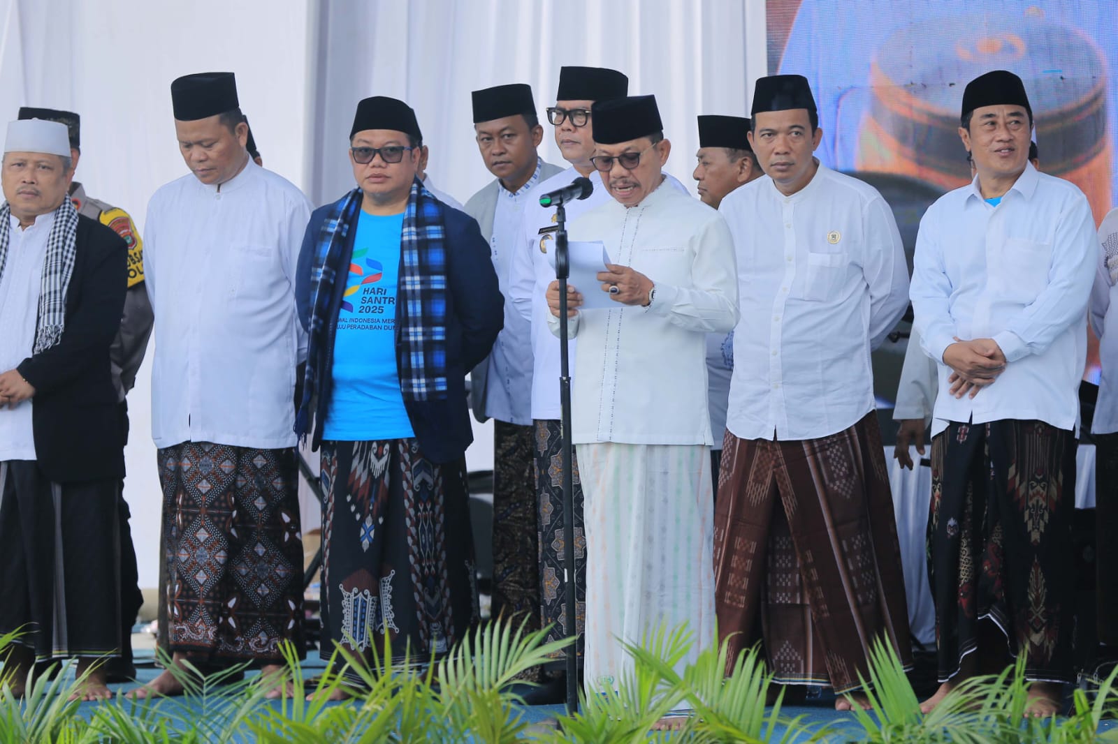 Ribuan Santri Kota Tangerang Merayakan Hari Santri Nasional.