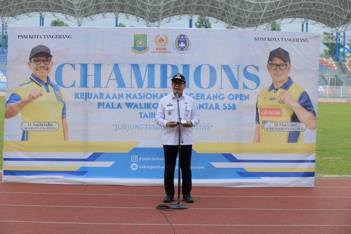 Perkuat Sport Tourism, Pemkot Tangerang Sukses Gelar Kejuaraan Sepak Bola U-14.