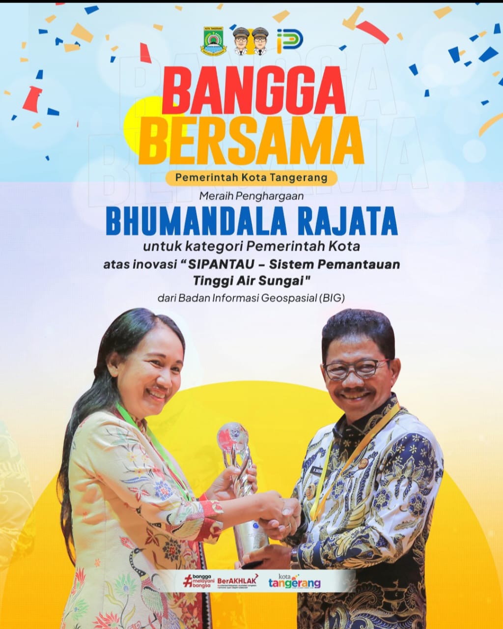 Pemkot Tangerang Raih Penghargaan Bhumandala Rajata