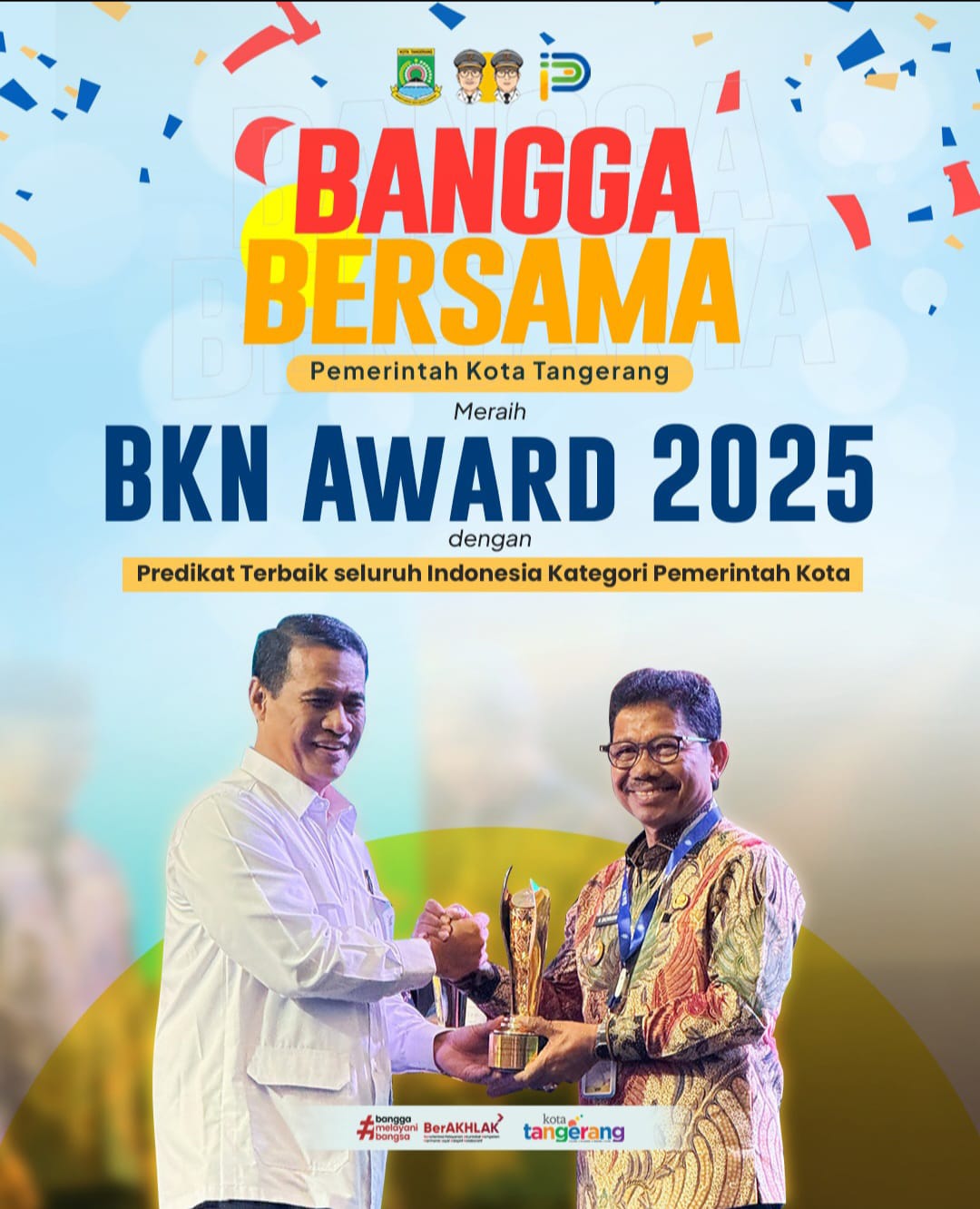 Pemkot Tangerang Raih Juara I BKN Award 2025