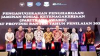 Perkuat Perlindungan Pekerja, Pemprov Banten dan BPJS Ketenagakerjaan Gelar Paritrana Award