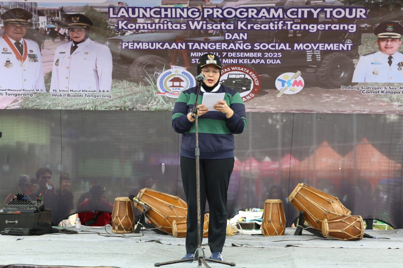 Wabup Tangerang Luncurkan City Tour Wisata Kreatif dan Tangerang Social Movement di Kelapa Dua