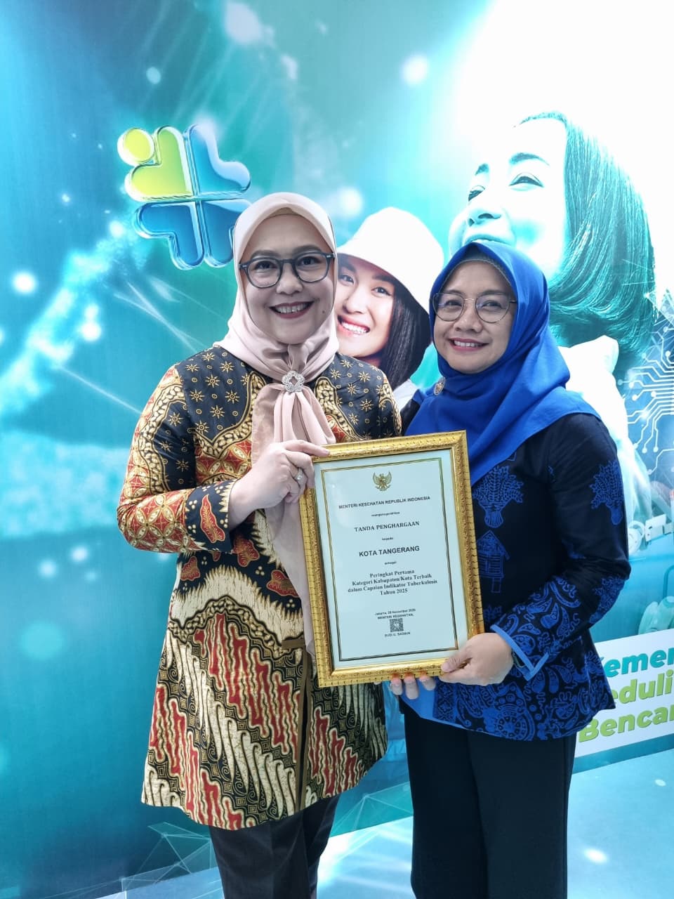 Kepala Dinkes Dr.Dini : Kota Tangerang Dinobatkan Daerah Terbaik dalam Capaian Indikator TBC