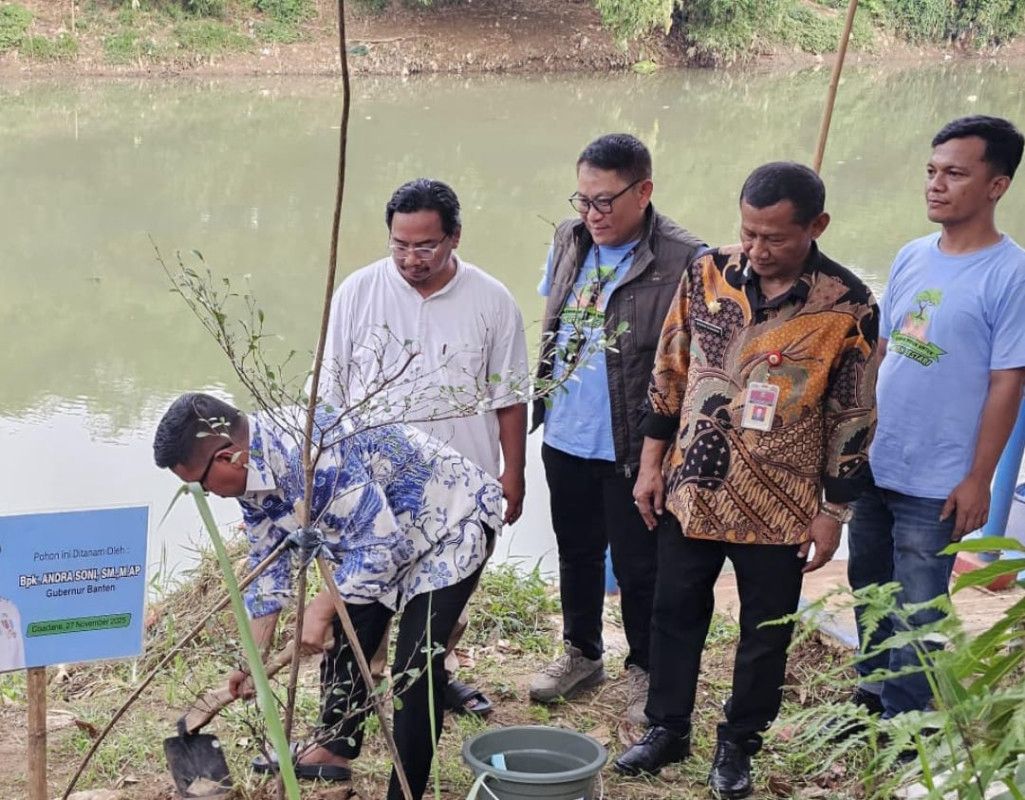 Pemprov Banten Dukung Gerakan “Banten Teduh, Tangerang Sejuk” dengan Ribuan Bibit Pohon