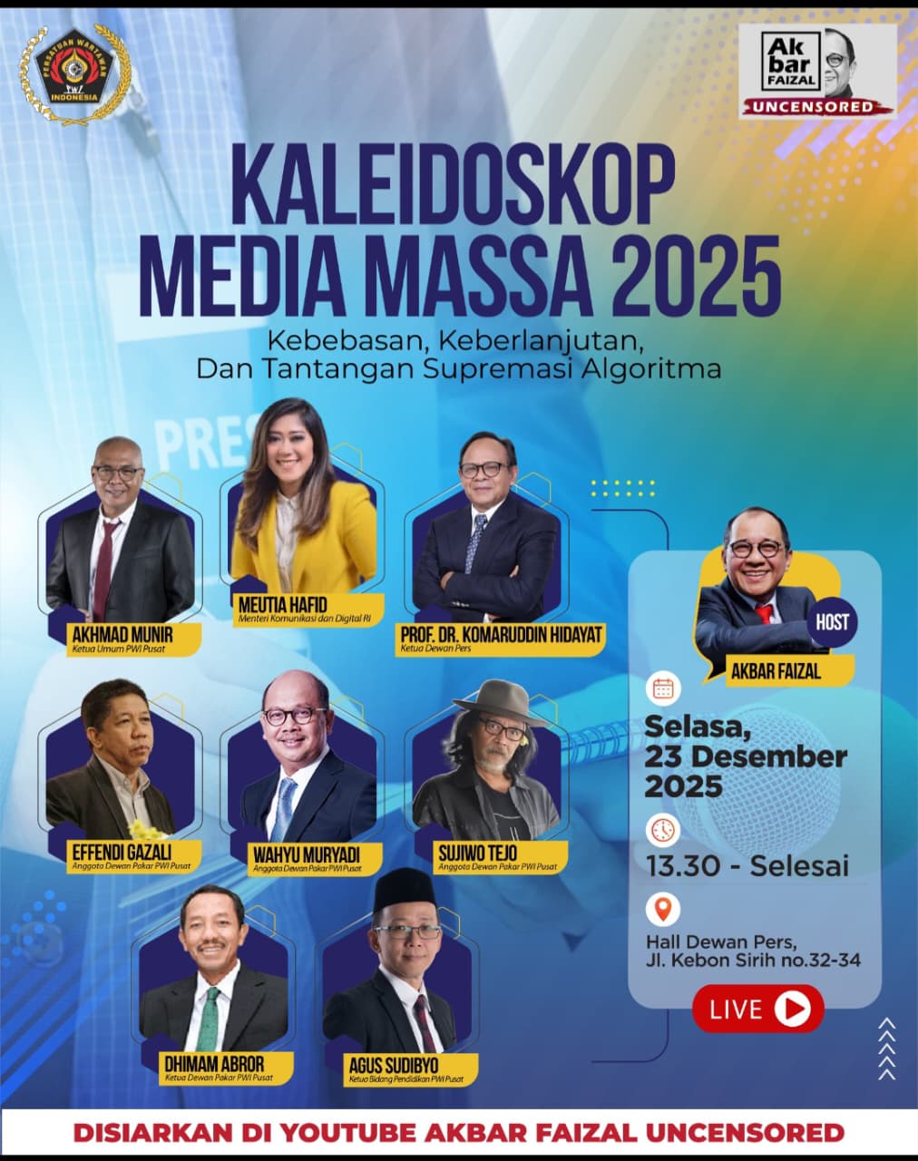 Kaleidoskop Media Massa Indonesia 2025 (Siaran Pers)