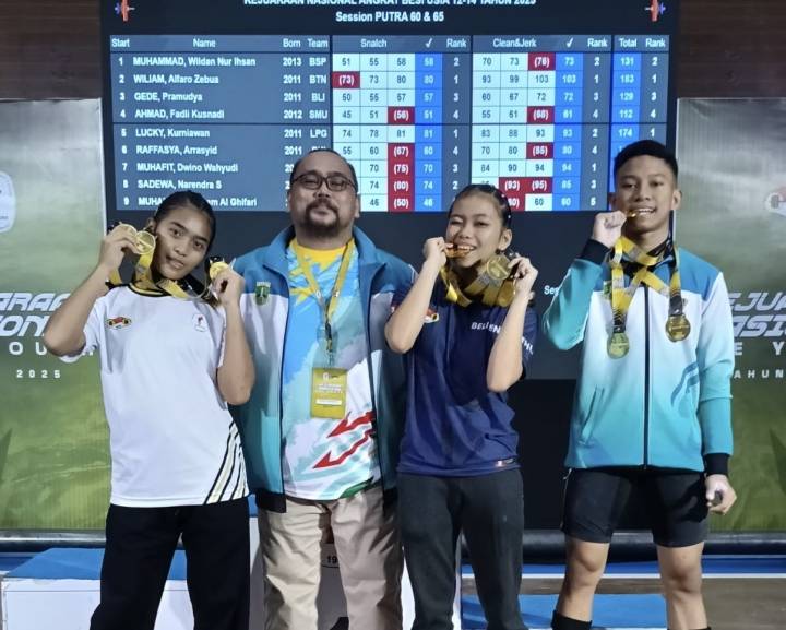 Atlet Angkat Besi PPLPD Kota Tangerang Borong Sembilan Emas di Kejurnas Nasional. Atlet Angkat Besi PPLPD Kota Tangerang Borong Sembilan Emas di Kejurnas Nasional.