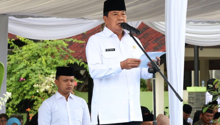 Bupati Tangerang Pimpin Upacara Hari Amal Bakti ke-80 Kementerian Agama RI
