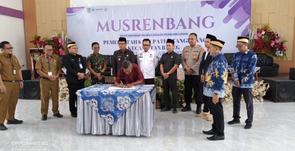 Kecamatan Rajeg Gelar Musrenbang