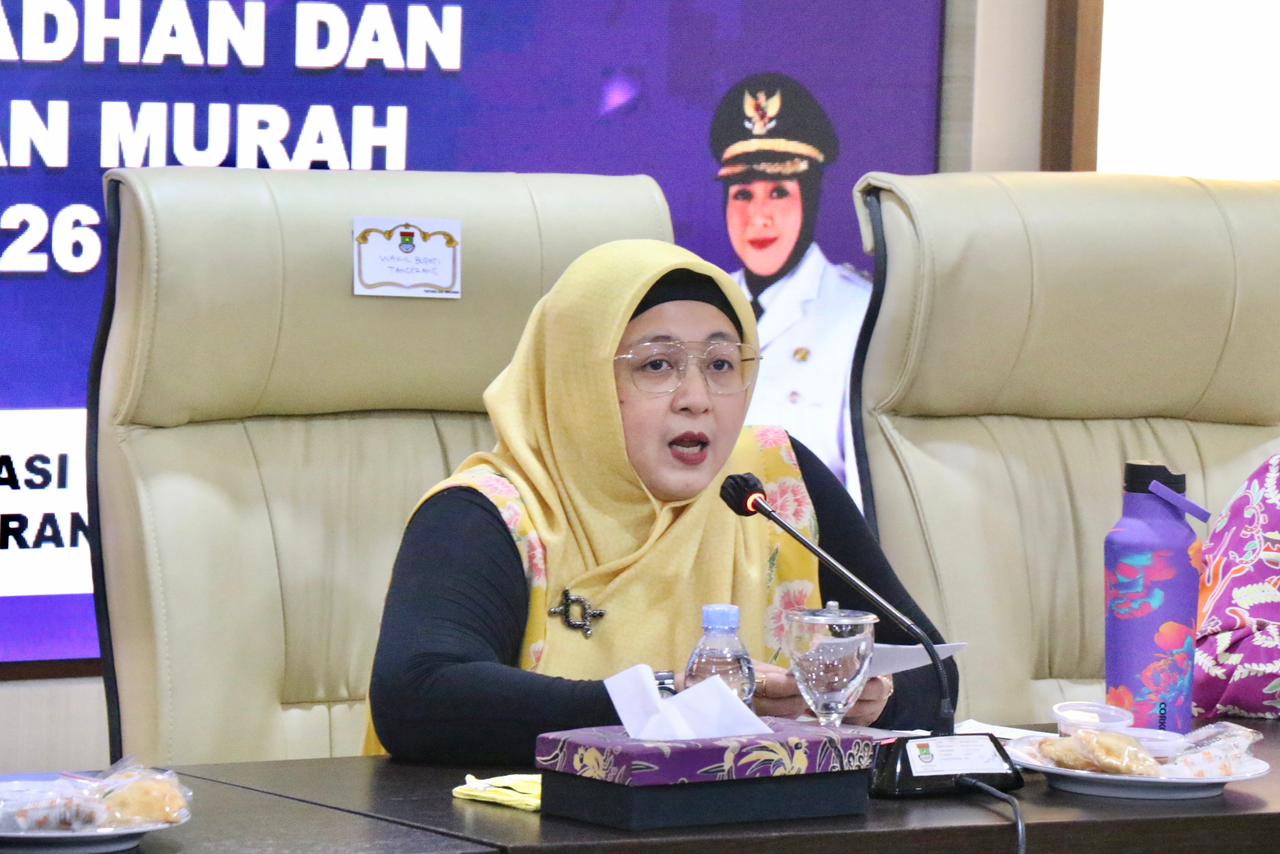 Wabup Tangerang Pimpin Rapat Koordinasi Pengendalian Harga Bahan Pokok Jelang Ramadan
