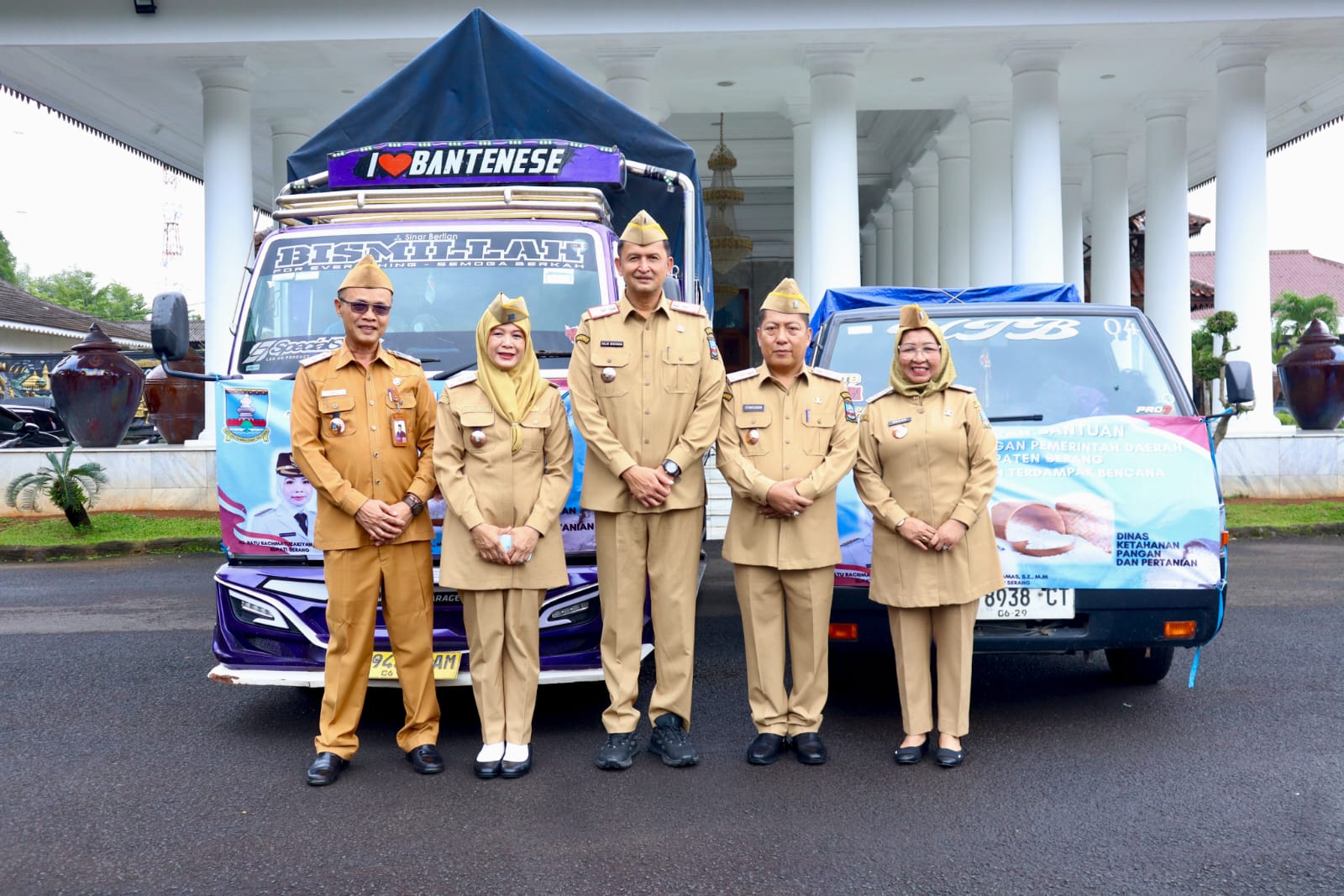 Pemkab Serang Salurkan 62 Ton Beras untuk 6.262 KK Terdampak Bencana