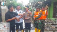 Polsek Jatiuwung Bersama TNI, Pemerintahan dan Warga Gelar Kerja Bakti Cegah Banjir di Periuk Damai