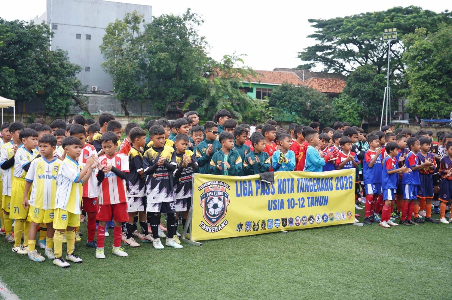 Walikota Tangerang Buka Liga PASS U-10 - U-12.