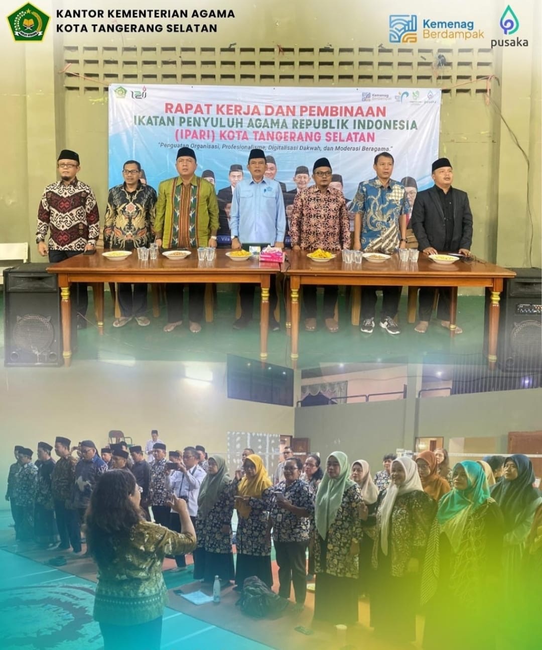 Rapat Kerja dan Pembinaan IPARI Kota Tangerang Selatan Berlangsung Khidmat. Rapat Kerja dan Pembinaan IPARI Kota Tangerang Selatan Berlangsung Khidmat.