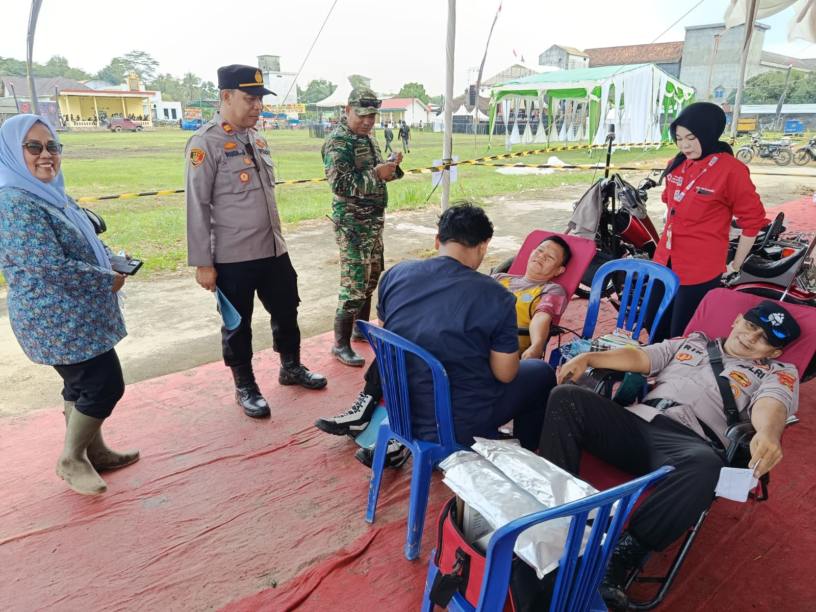 Polri Hadir Jaga Stabilitas Aniversary Ke-23 CBCL Di Rawa Jitu Selatan Berjalan Aman,Meriah,Dan Komdusif